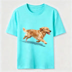 PetTaxClub Running Golden Retriever Classic T-Shirt