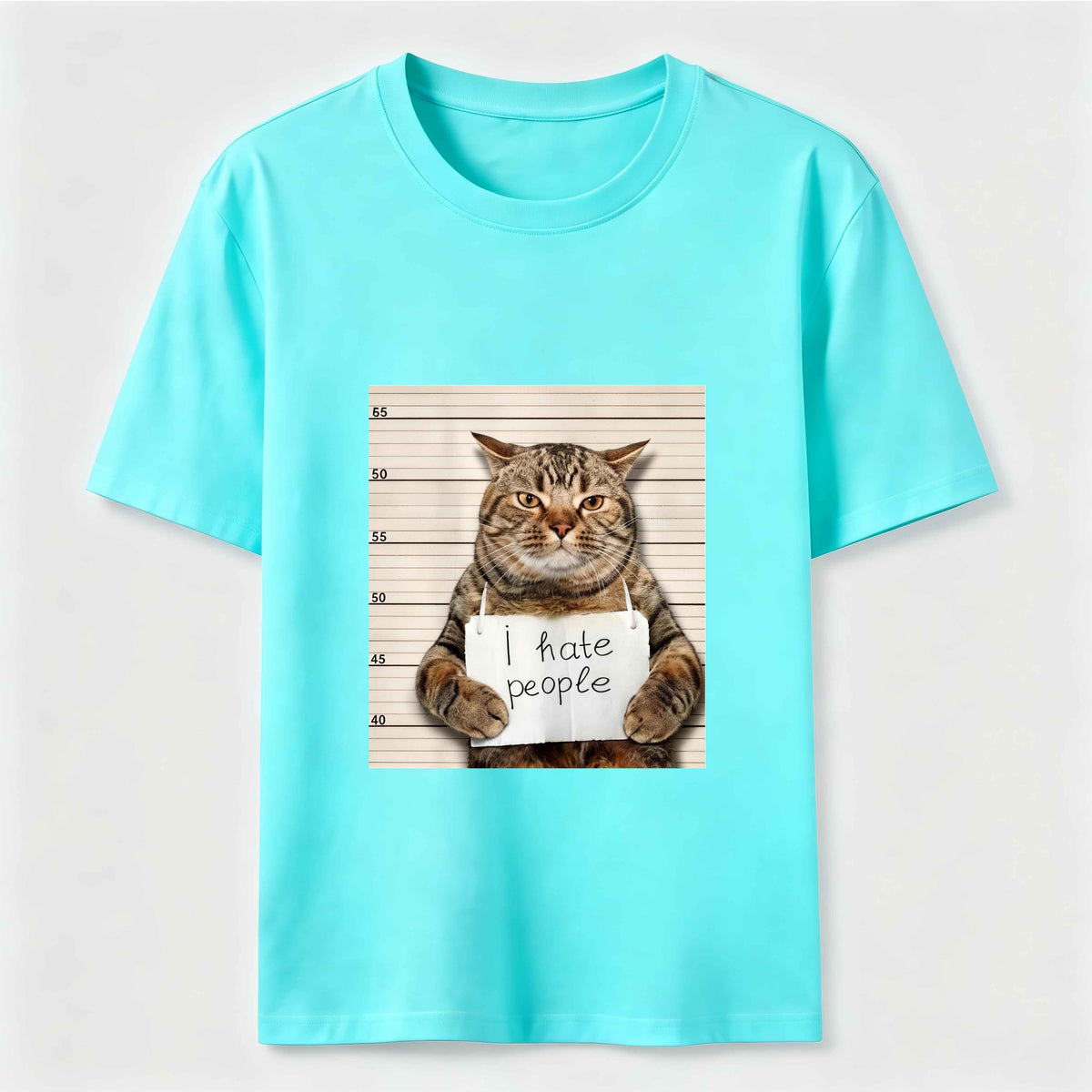 PetTaxClub I Hate People Mugshot Cat Classic T-Shirt
