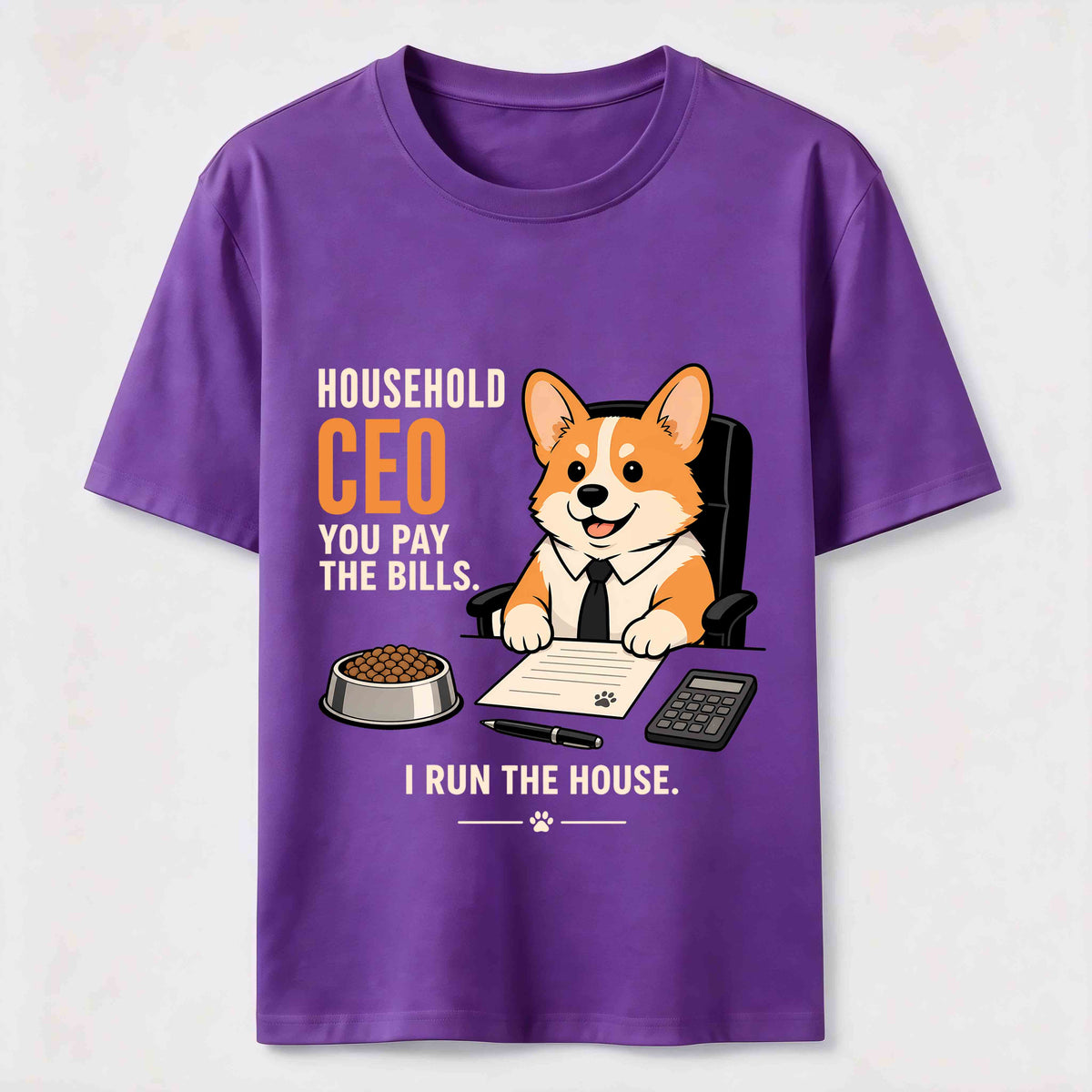 PetTaxClub Household CEO Corgi Classic T-Shirt