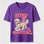 Lively Go Forward Dog Classic T-Shirt