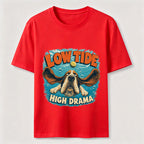 PetTaxClub Low Tide High Drama Basset Hound Classic T-Shirt