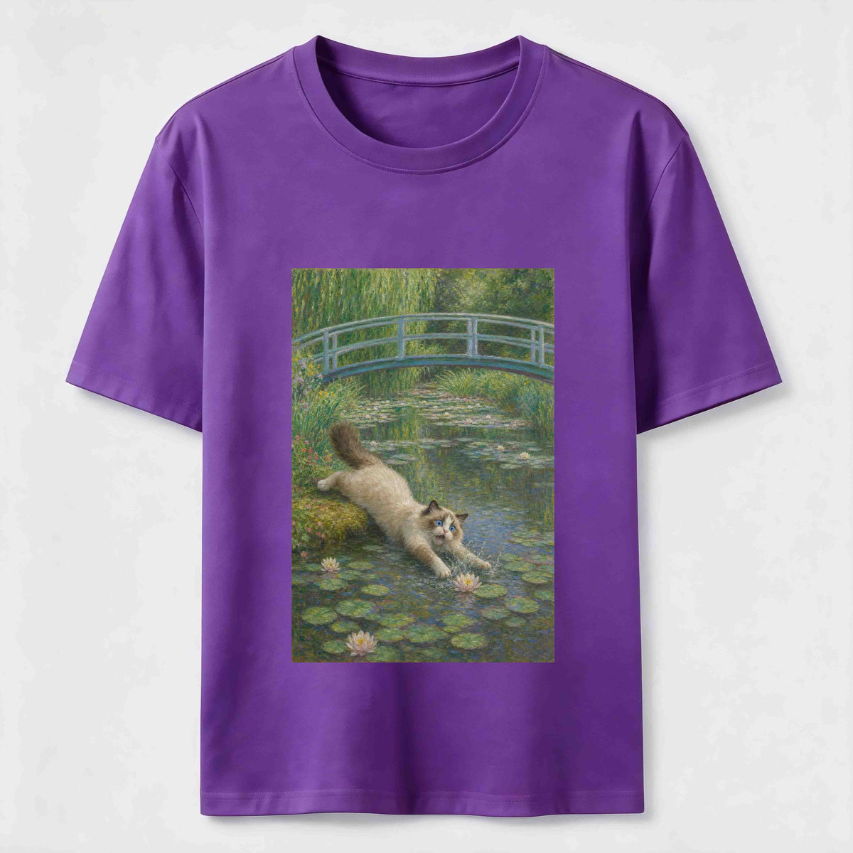 PetTaxClub Pond Panic Cat Classic T-Shirt