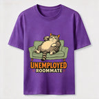 Unemployed Roommate Cat Classic T-Shirt