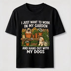 PetTaxClub Garden Time with My Dogs Classic T-Shirt