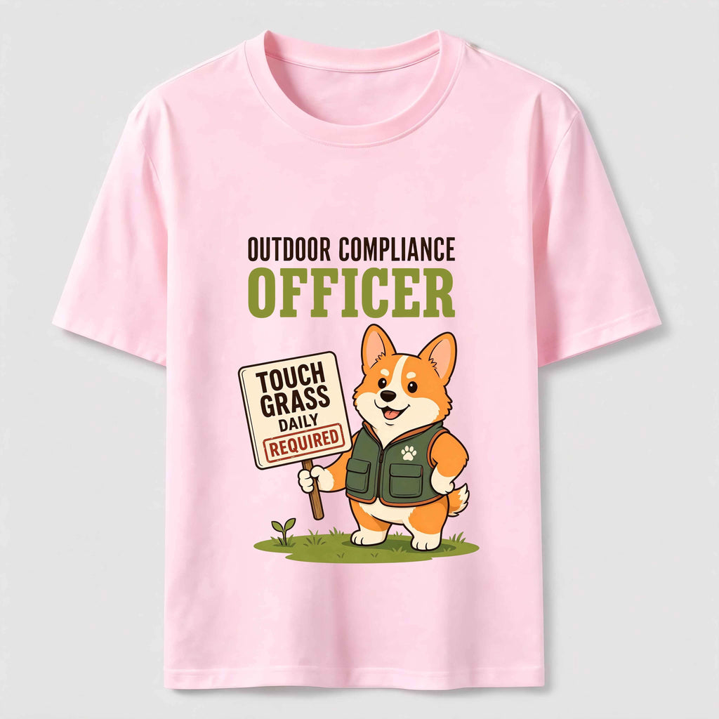 PetTaxClub Outdoor Compliance Officer Corgi Classic T-Shirt