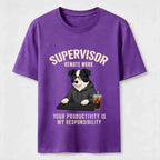 PetTaxClub Remote Work Supervisor Border Collie Classic T-Shirt