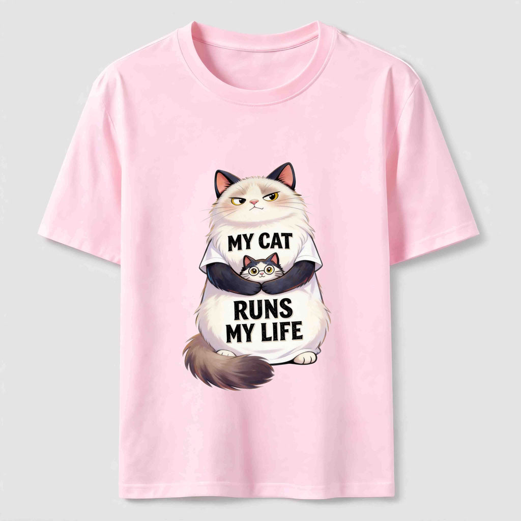 PetTaxClub My Cat Runs My Life Classic T-Shirt