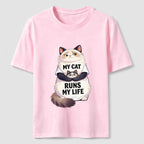 PetTaxClub My Cat Runs My Life Classic T-Shirt
