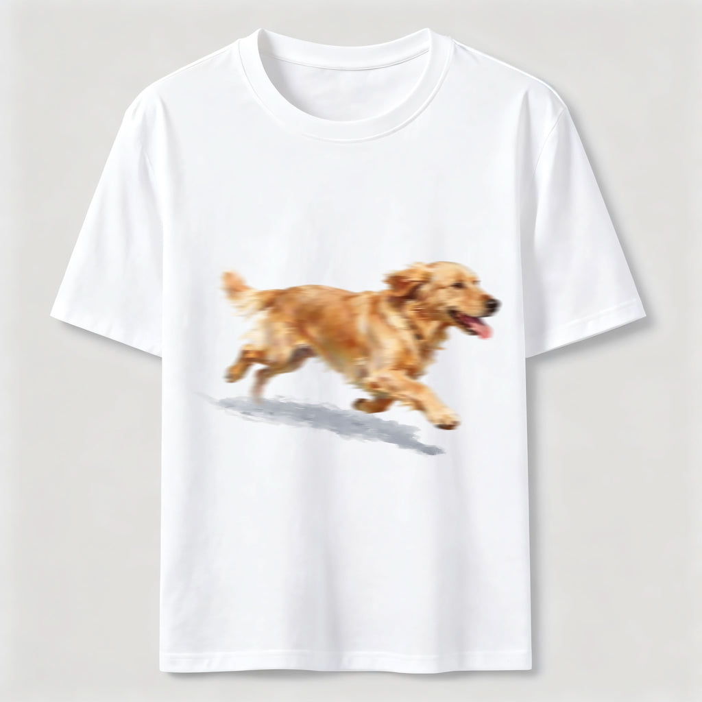 PetTaxClub Running Golden Retriever Classic T-Shirt